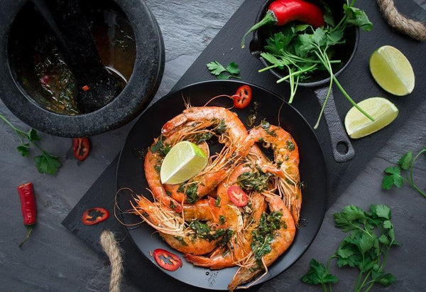Chimichurri Prawns