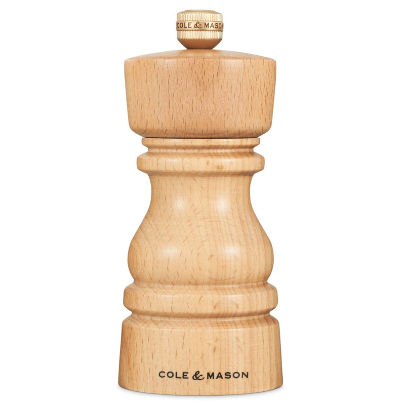 Cole & Mason London Natural Beech Salt & Pepper Mills