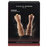 Cole & Mason London Natural Beech Salt & Pepper Mills