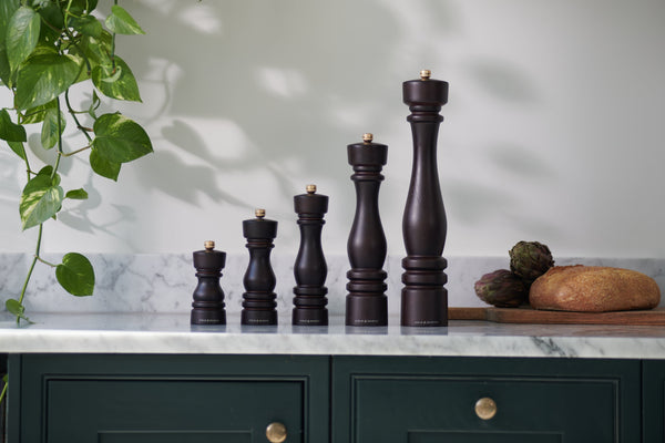Cole & Mason London Chocolate Wood Salt & Pepper Mills