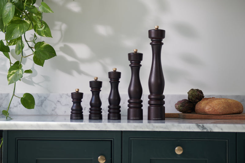 Cole & Mason London Chocolate Wood Salt & Pepper Mills
