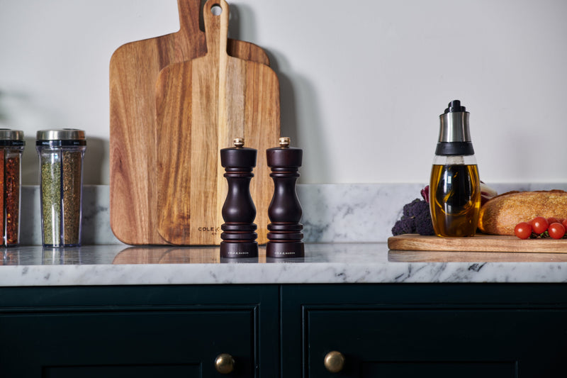 Cole & Mason London Chocolate Wood Salt & Pepper Mills
