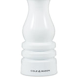 Cole & Mason London White Gloss Salt & Pepper Mills