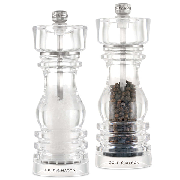 Cole & Mason London Acrylic Salt & Pepper Mills