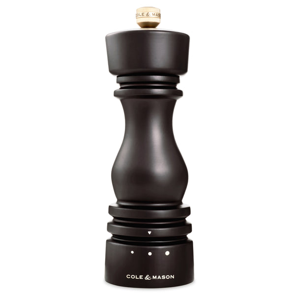 Cole & Mason London Chocolate Wood Grind Select Salt & Pepper Mills