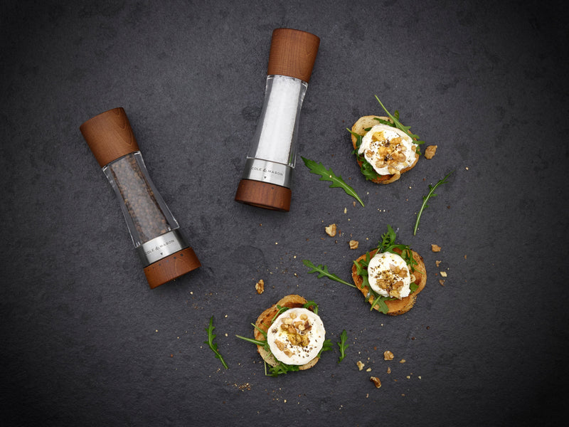 Cole & Mason Derwent Salt & Pepper Mill Gift Set, Forest Wood