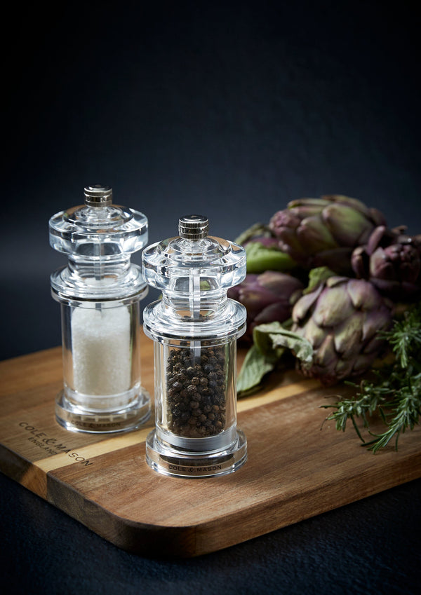 Cole & Mason 605 Acrylic 5.5" Salt & Pepper Gift Set