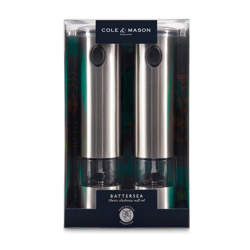 Cole & Mason Battersea Electronic Salt & Pepper Mill Gift Set